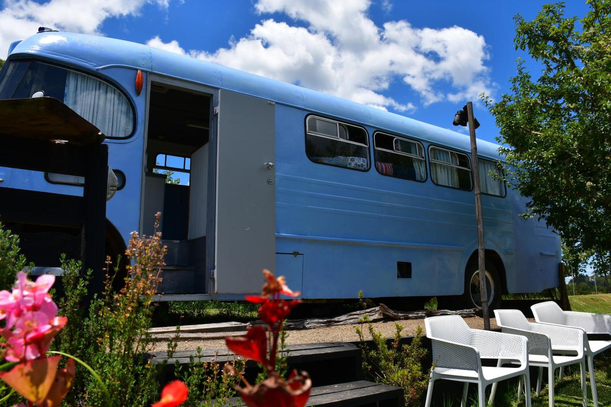 Evi The School Bus At Oromahoe Downs Farm Puketona エクステリア 写真